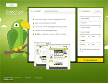 Tablet Screenshot of lingoglobe.com